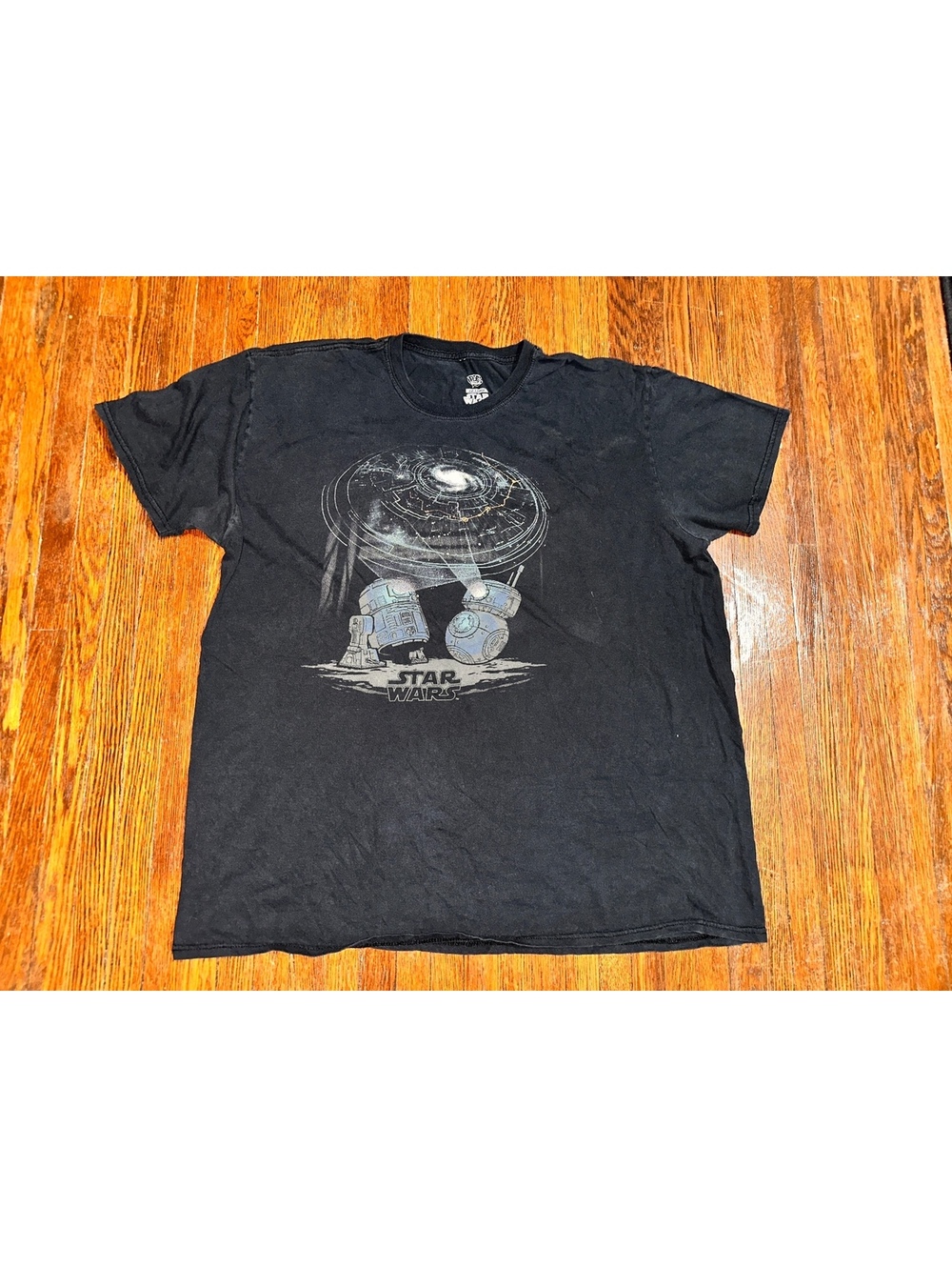 Adult 2XL Funko Pop Star Wars Smuggler Bounty R2D2 BB8 Sci Fi Graphic Shirt